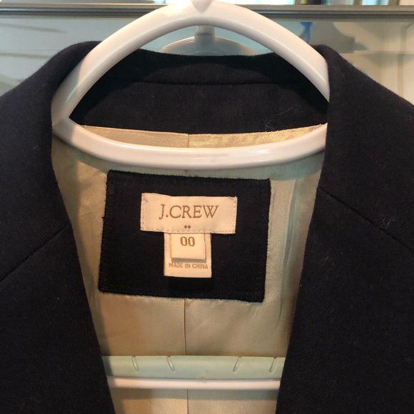 J Crew Classic Navy Blazer NWOT - Picture 3 of 7